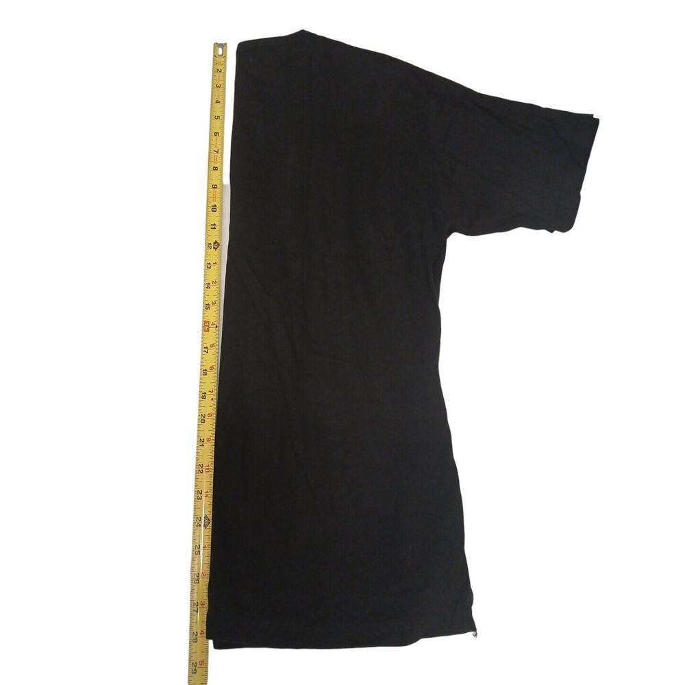 Donna La Mode Jeweled T-shirt Size L Black GOLD BEADED Super Fancy Bling Party - Picture 9 of 13